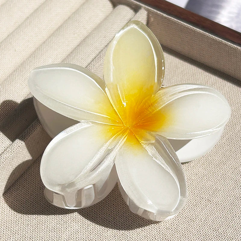 Nara™ | 1/2/3 Pcs Hawaiian Gradient Flower Hair Claw Clip Women Fashion Large Hair Clip Girls Hairpin Barrettes Bohemia Hair Accessories - Image 17