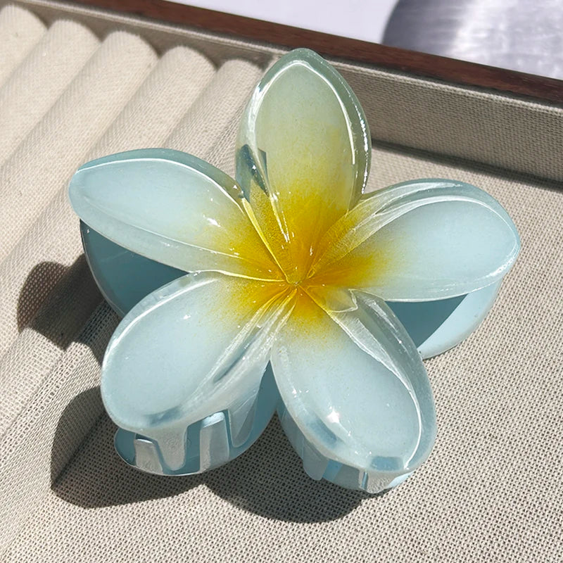 Nara™ | 1/2/3 Pcs Hawaiian Gradient Flower Hair Claw Clip Women Fashion Large Hair Clip Girls Hairpin Barrettes Bohemia Hair Accessories - Image 23