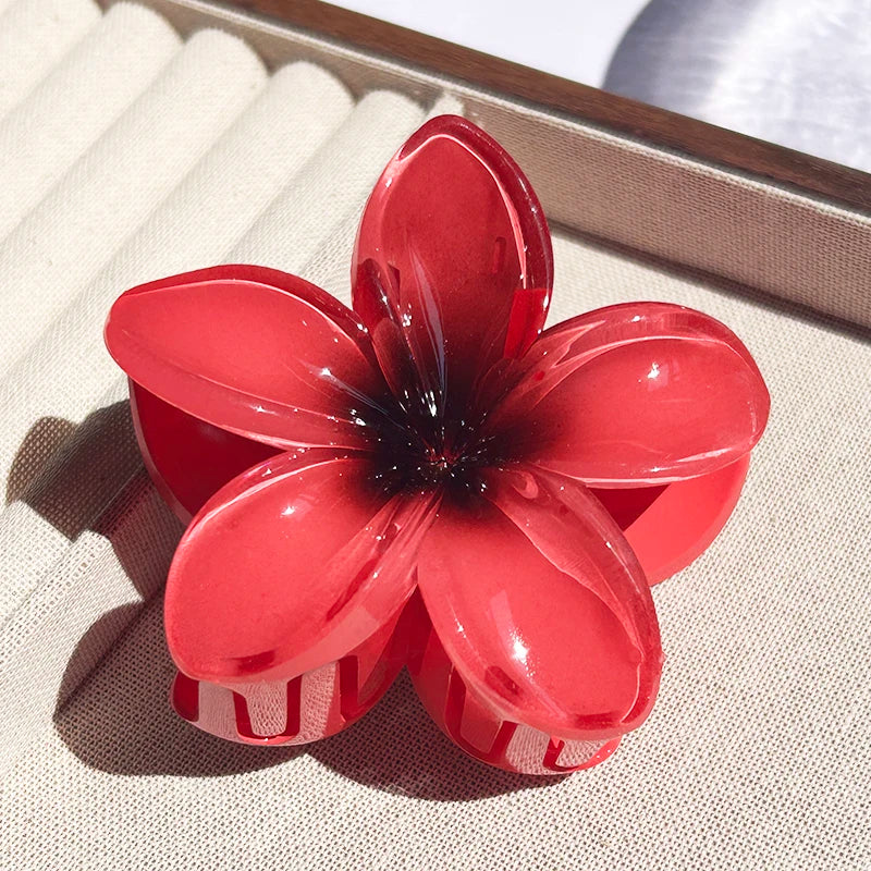 Nara™ | 1/2/3 Pcs Hawaiian Gradient Flower Hair Claw Clip Women Fashion Large Hair Clip Girls Hairpin Barrettes Bohemia Hair Accessories - Image 24
