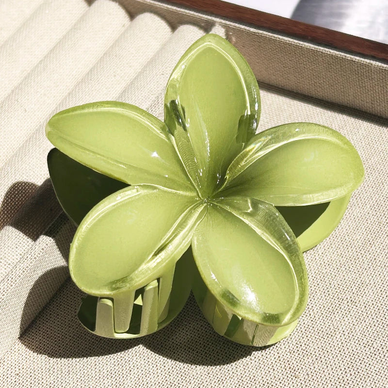 Nara™ | 1/2/3 Pcs Hawaiian Gradient Flower Hair Claw Clip Women Fashion Large Hair Clip Girls Hairpin Barrettes Bohemia Hair Accessories - Image 27
