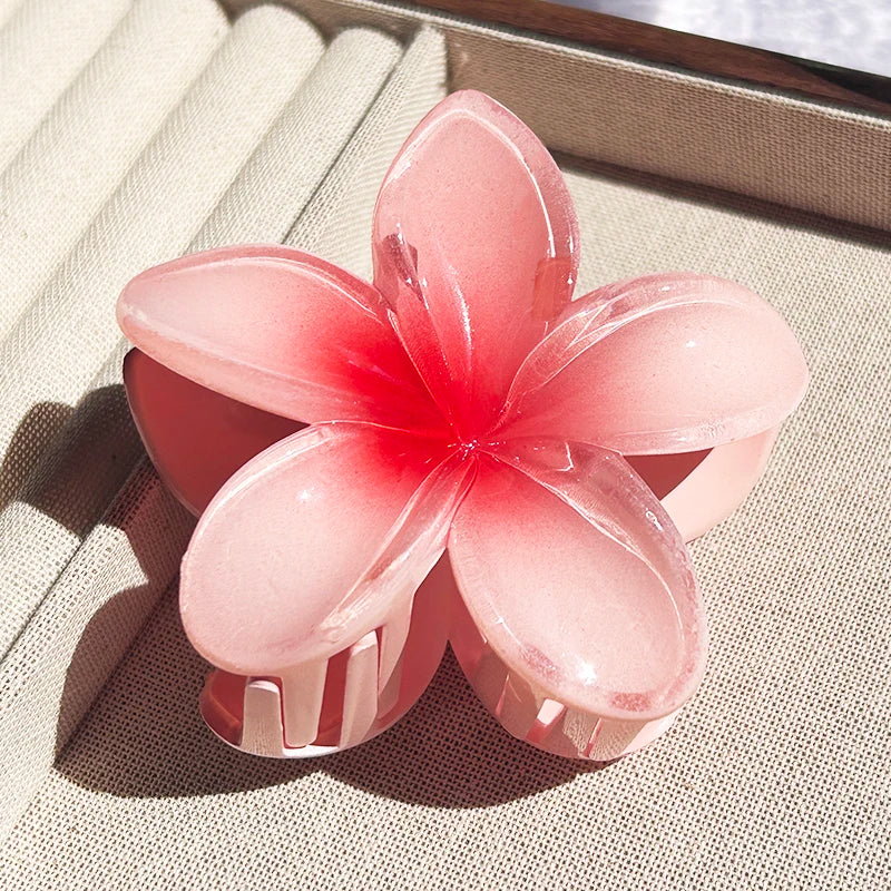 Nara™ | 1/2/3 Pcs Hawaiian Gradient Flower Hair Claw Clip Women Fashion Large Hair Clip Girls Hairpin Barrettes Bohemia Hair Accessories - Image 28