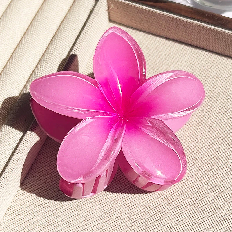Nara™ | 1/2/3 Pcs Hawaiian Gradient Flower Hair Claw Clip Women Fashion Large Hair Clip Girls Hairpin Barrettes Bohemia Hair Accessories - Image 29