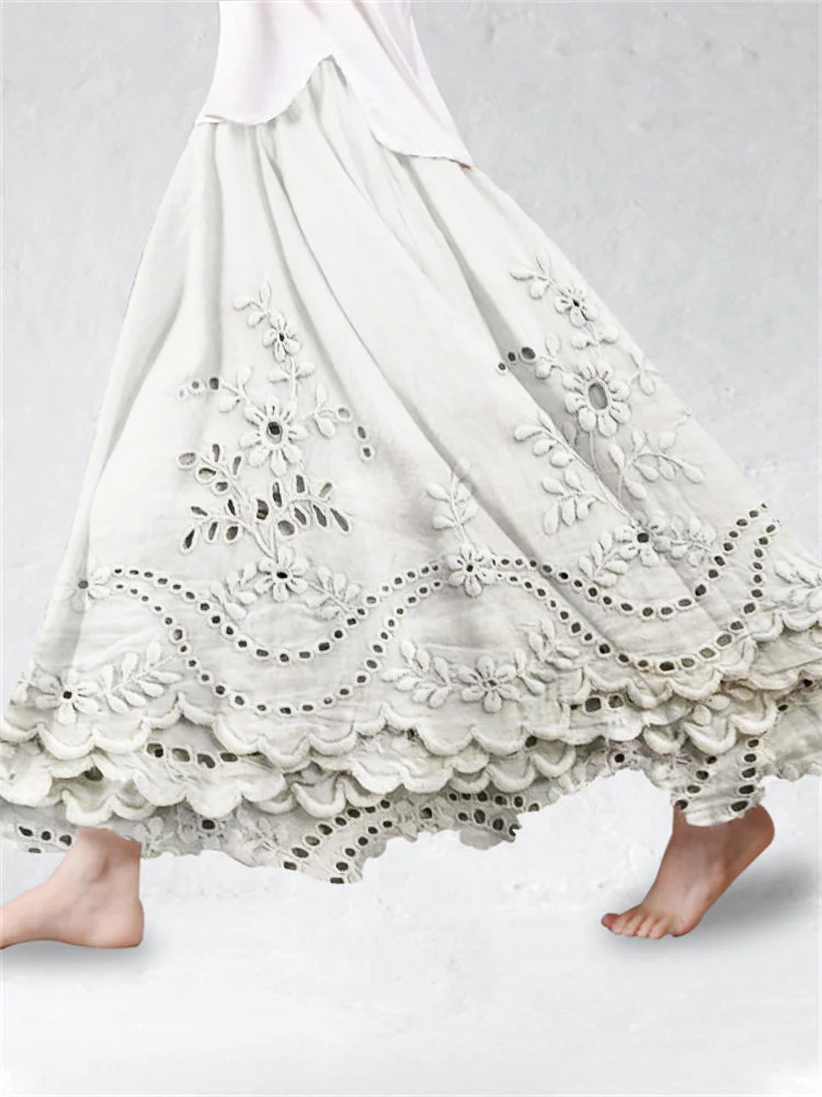 Alba™ | Boho Chic Printed Skirt - Image 3