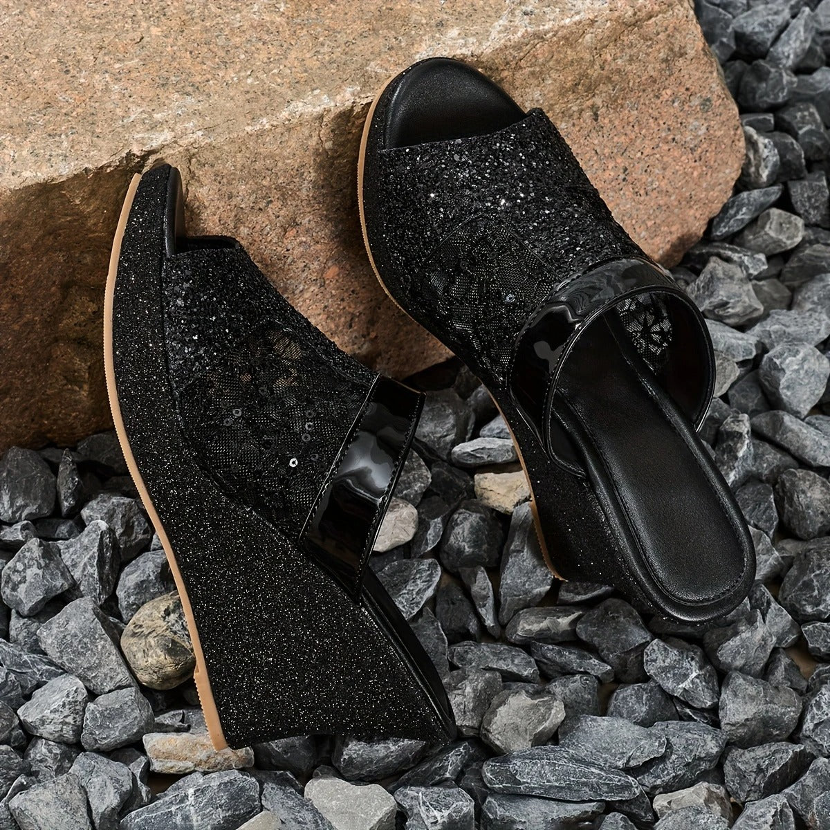 Alexis™ | Elegant Lace High Heel Sandals - Image 9