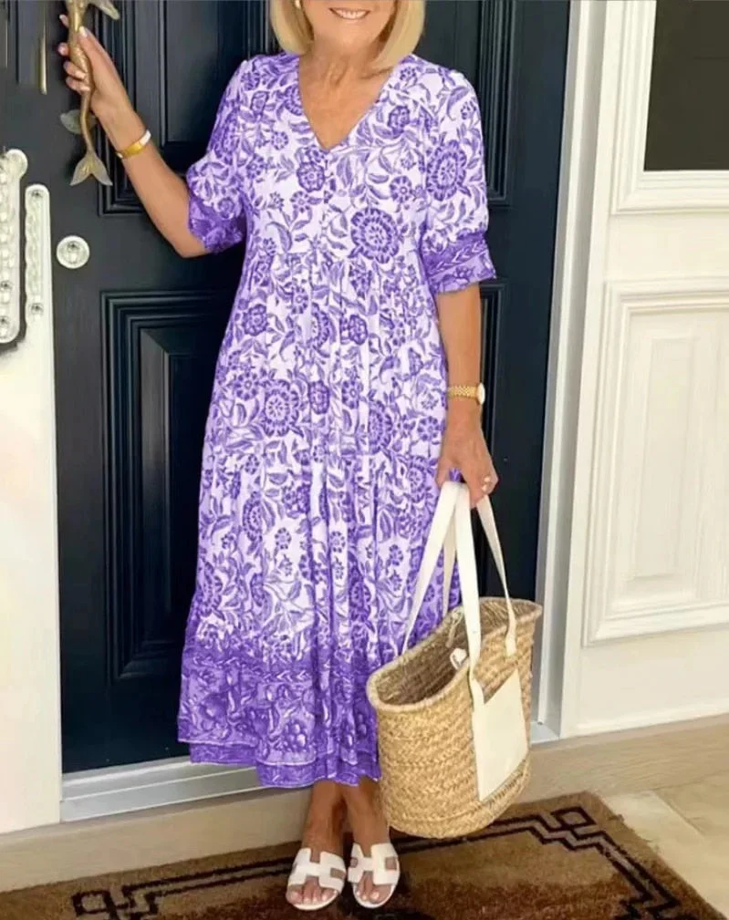 Aria™ | Elegant Floral Dress - Image 4