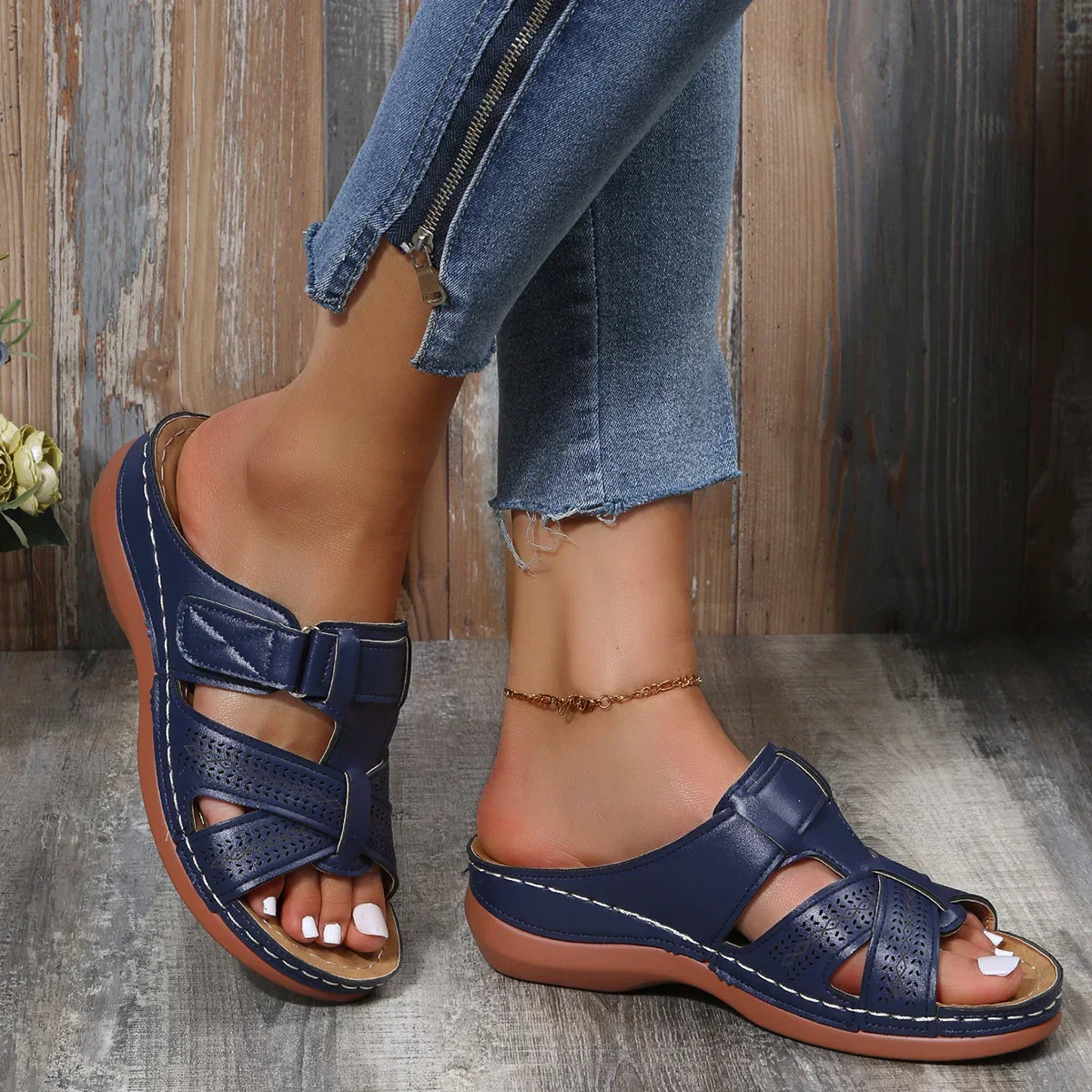 Aria™ | Premium Orthopedic Wedge Sandals - Image 3
