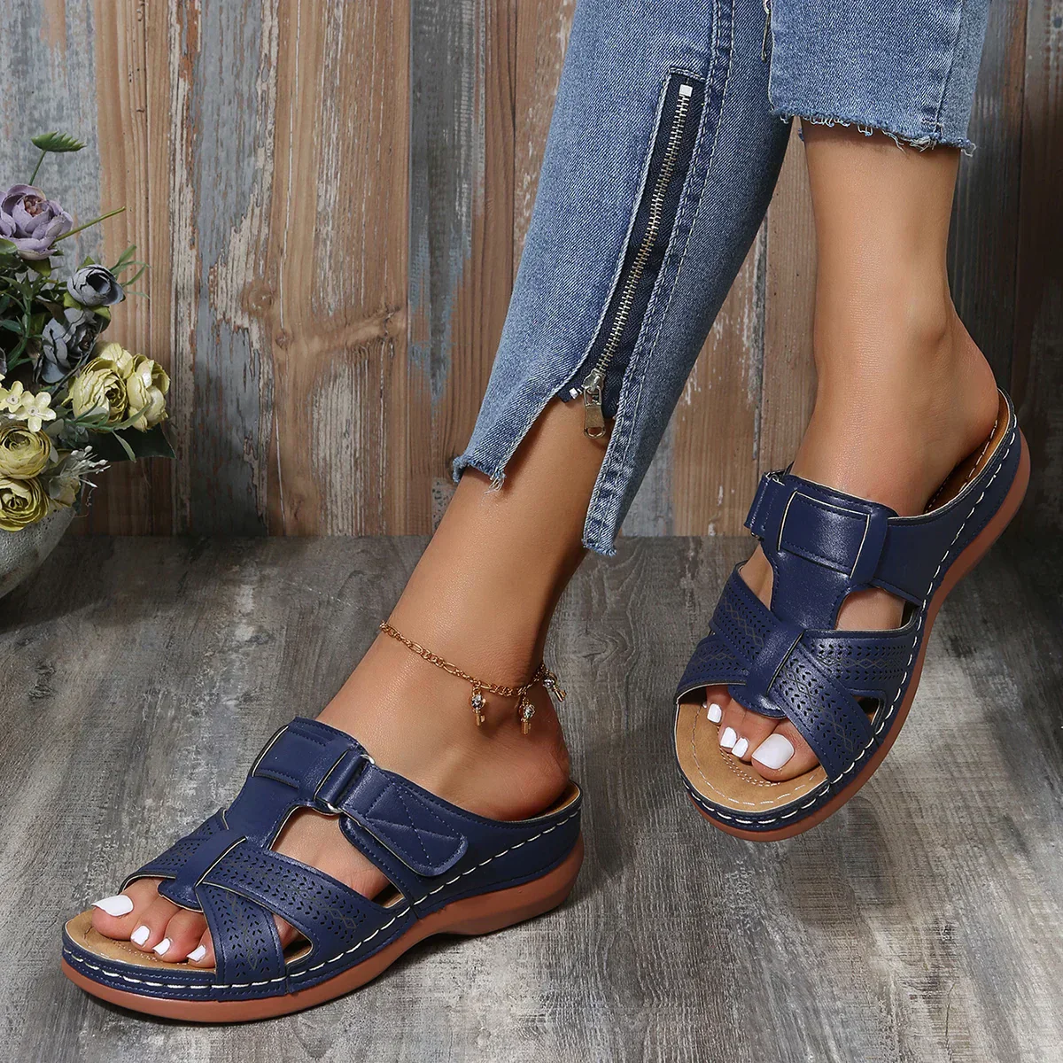 Aria™ | Premium Orthopedic Wedge Sandals - Image 9