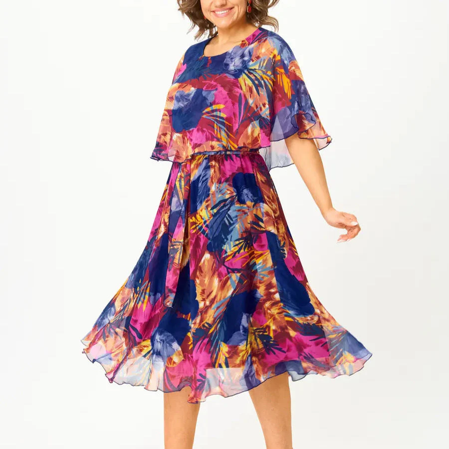 Ayala | Comfortable belly coverage chiffon dress - Image 3
