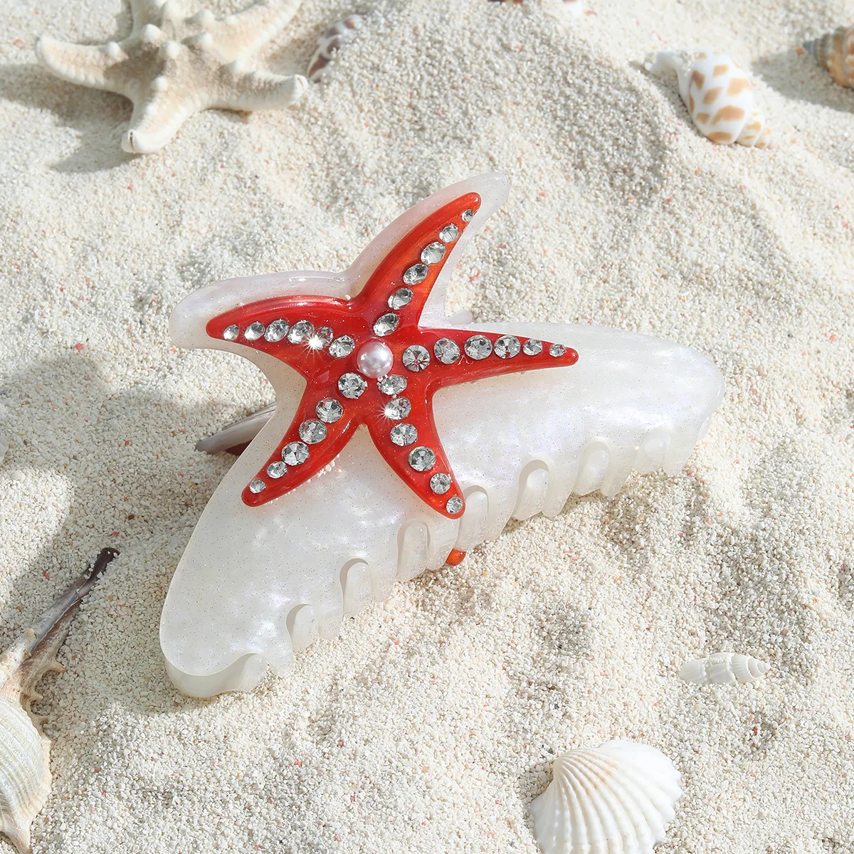 Marlee™ | Beach Starfish Series Collection Hair Claw Colorful Fish Seaweed Starfish Crab Hair Clip Shark Clip for Woman Hair Accessory - Image 19