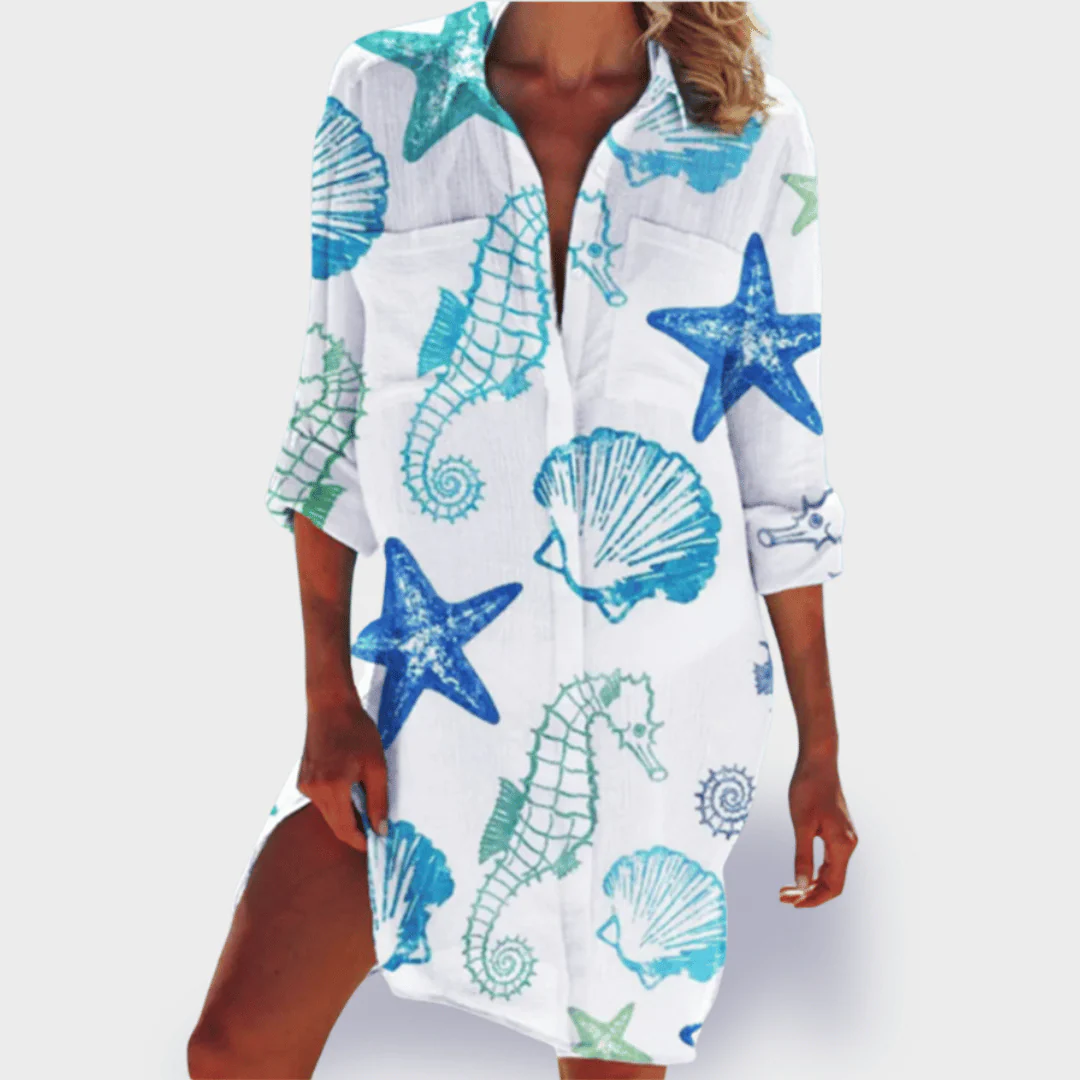 Brigitte | Colourful and Lightweight Summer Dress - Image 2