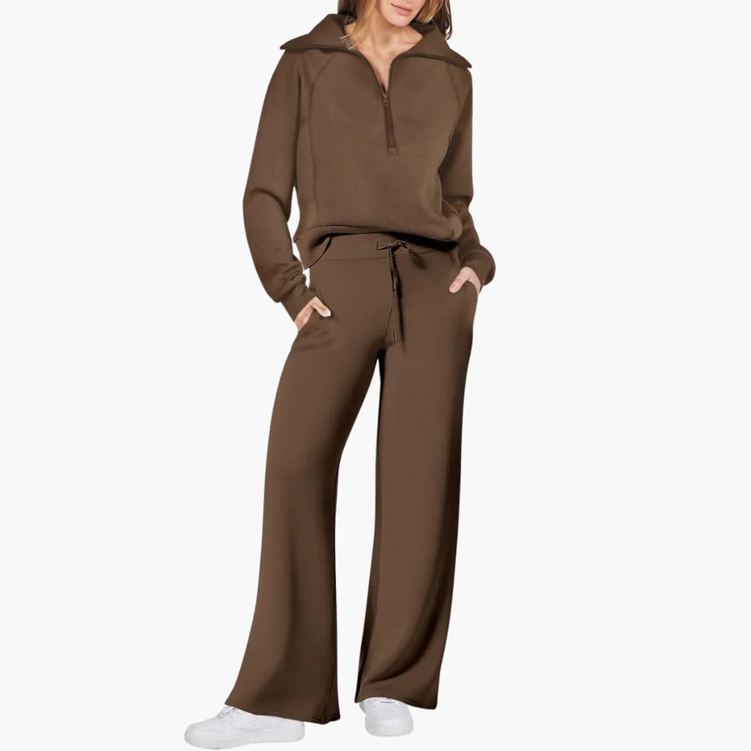 Bryony | Women's Half Zip Tracksuit Set - Image 10