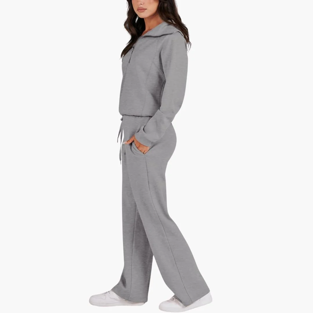 Bryony | Women's Half Zip Tracksuit Set - Image 18