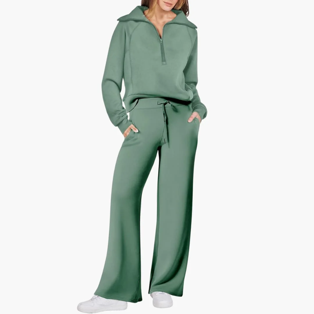 Bryony | Women's Half Zip Tracksuit Set - Image 26