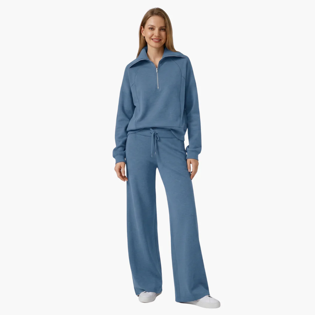 Bryony | Women's Half Zip Tracksuit Set - Image 37