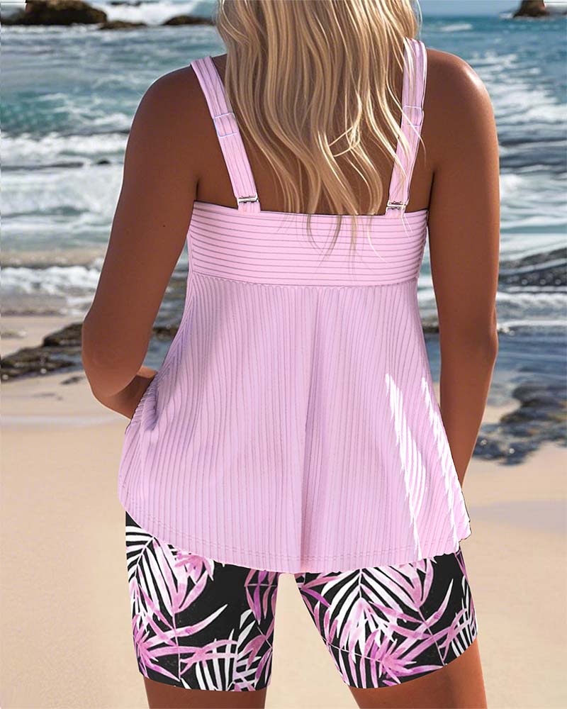 Catherine | Colorful Tankini Set - Image 4