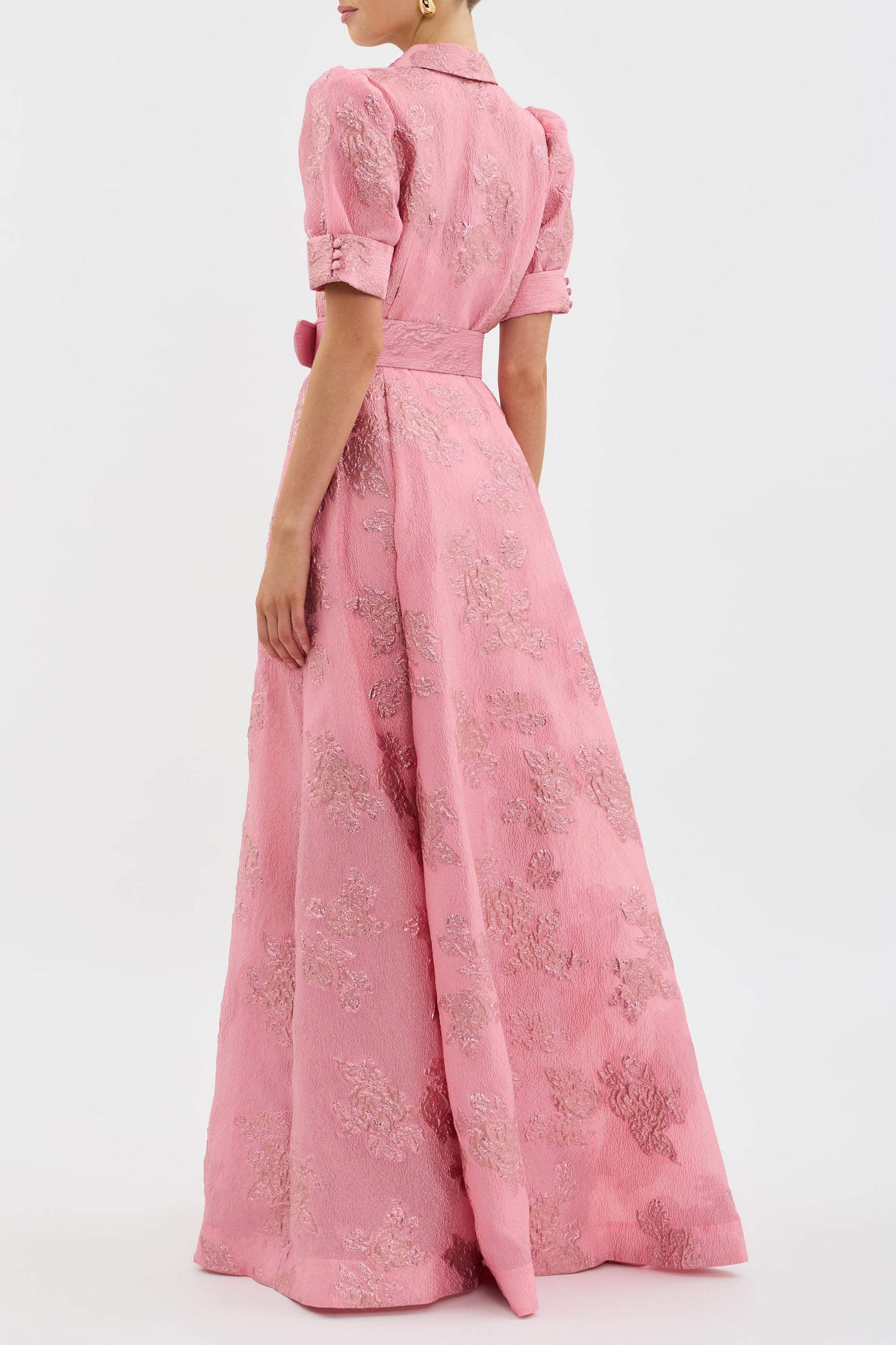 Celina | Short Puff Sleeves Dress - Image 2