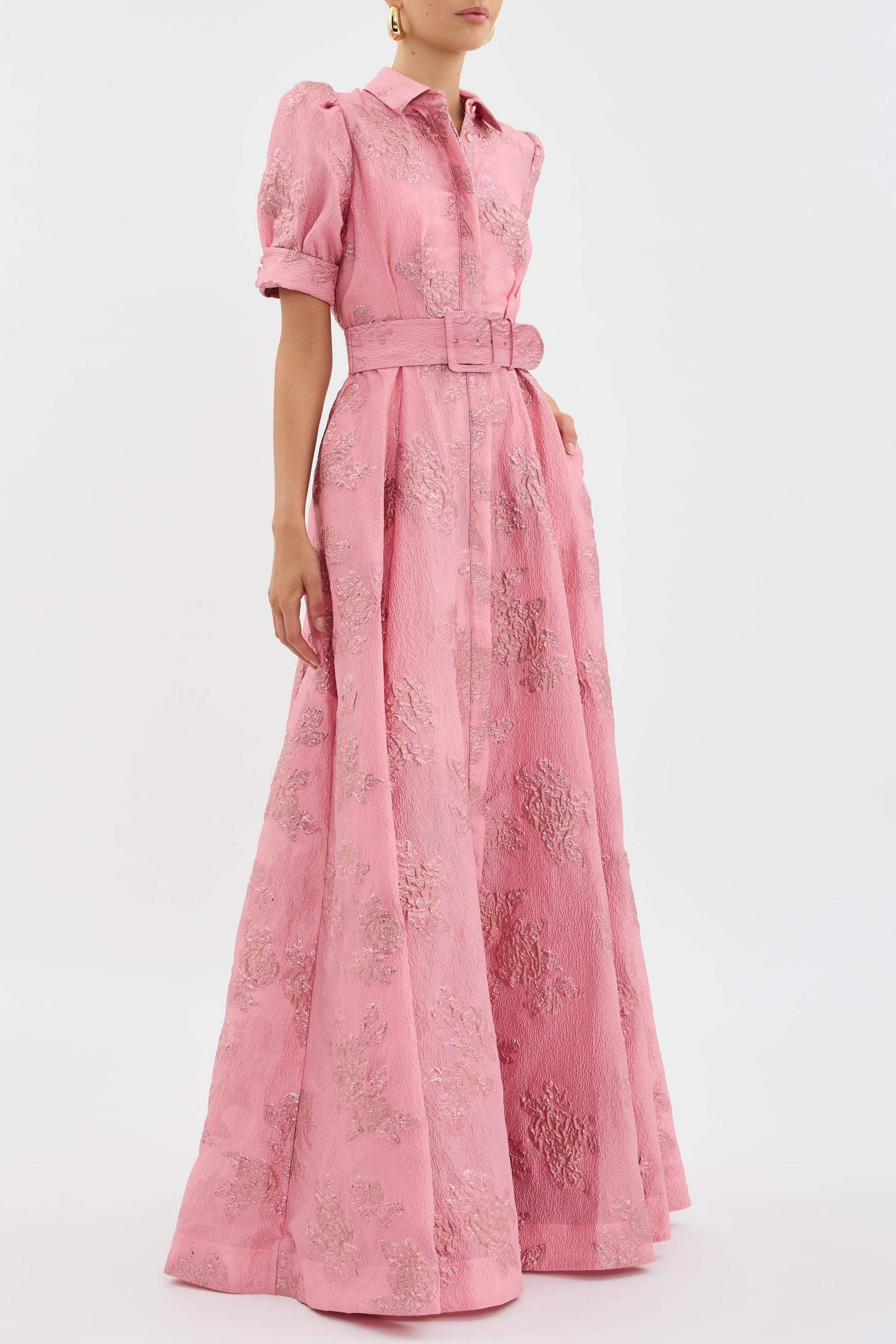 Celina | Short Puff Sleeves Dress - Image 3
