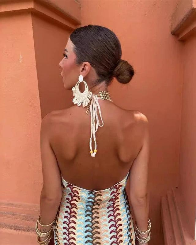 Charlotte | Boho Crochet Beach Tunic Dress - Image 3