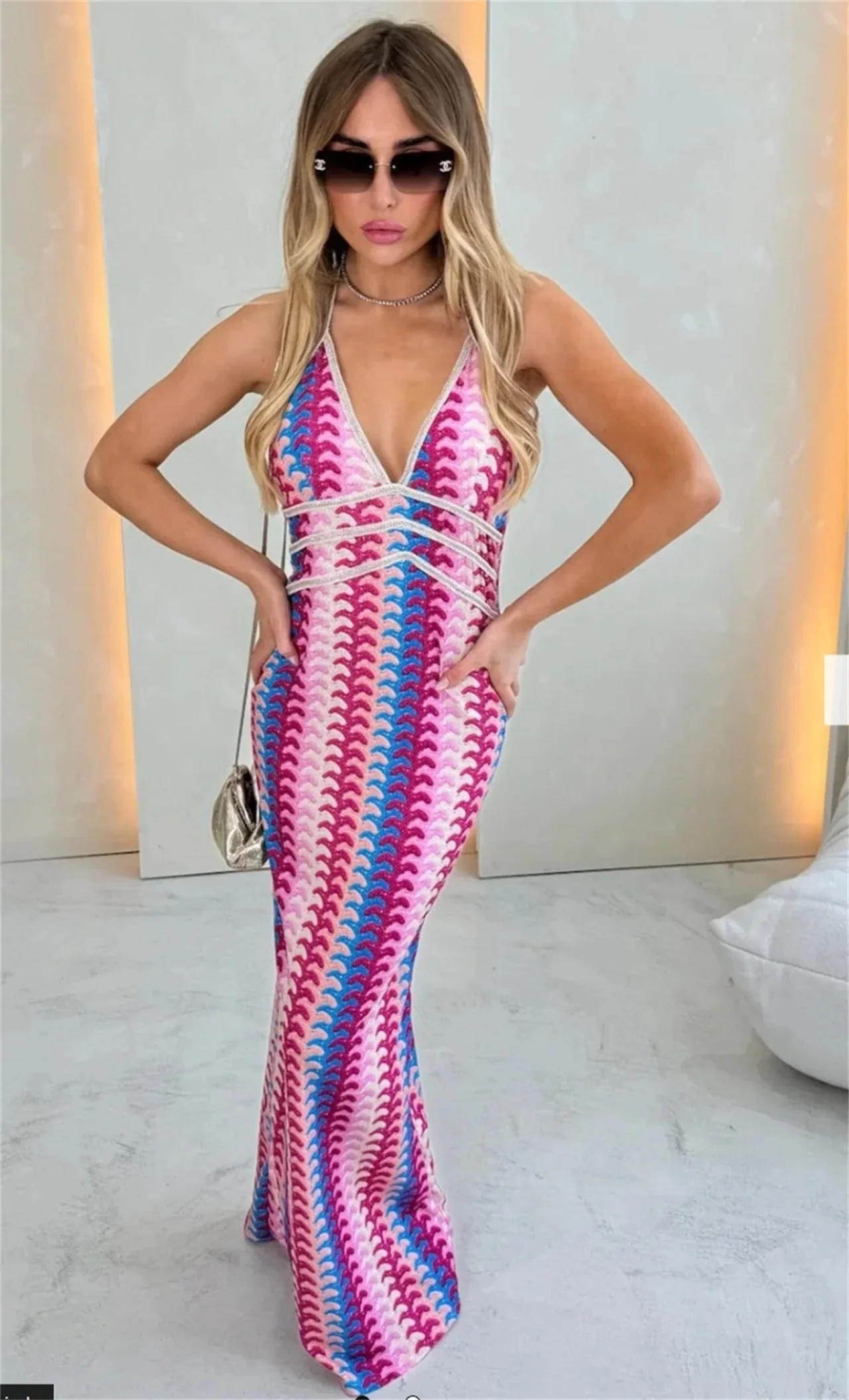 Charlotte | Boho Crochet Beach Tunic Dress - Image 7