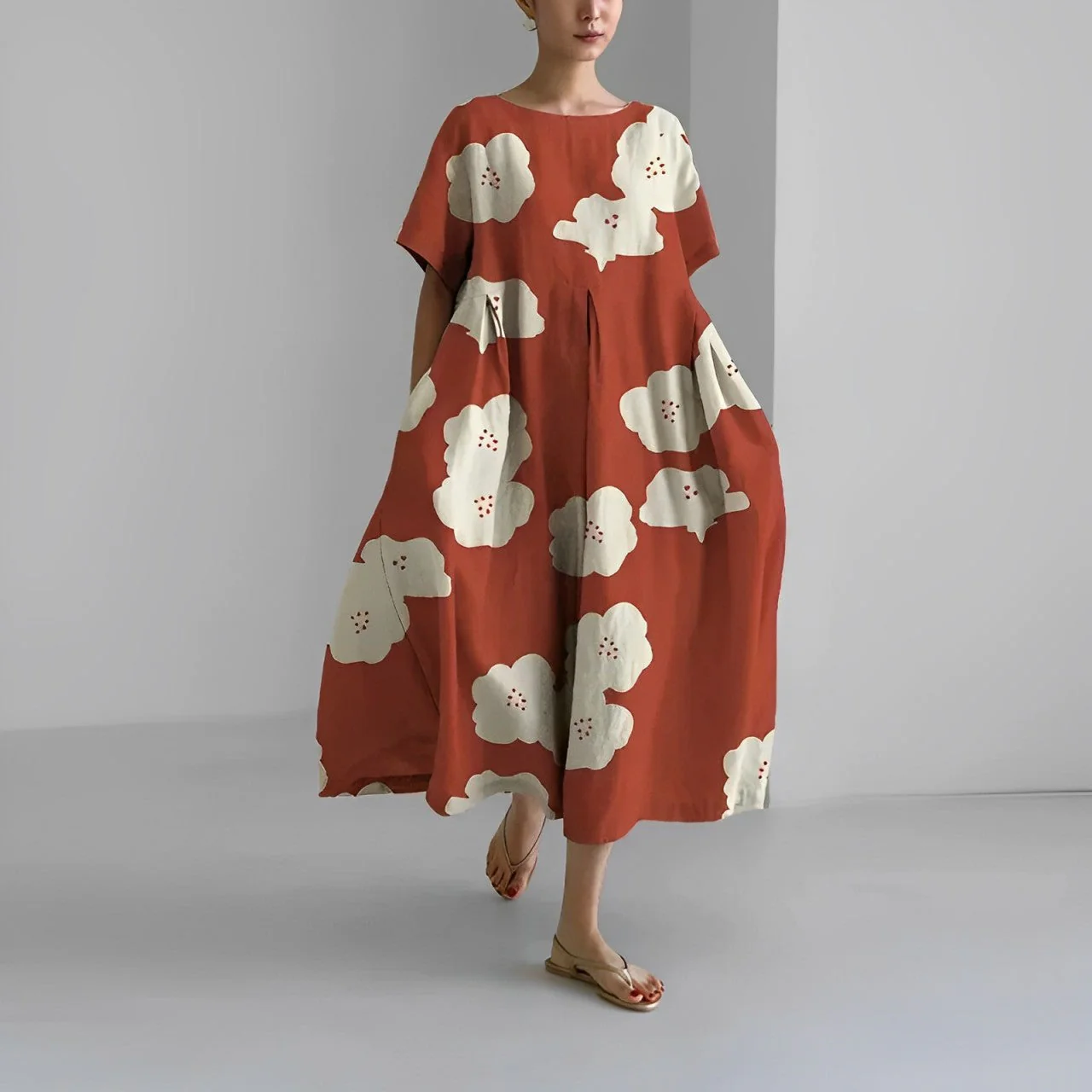 Claire | Bohemian Floral Print Dress - Image 10