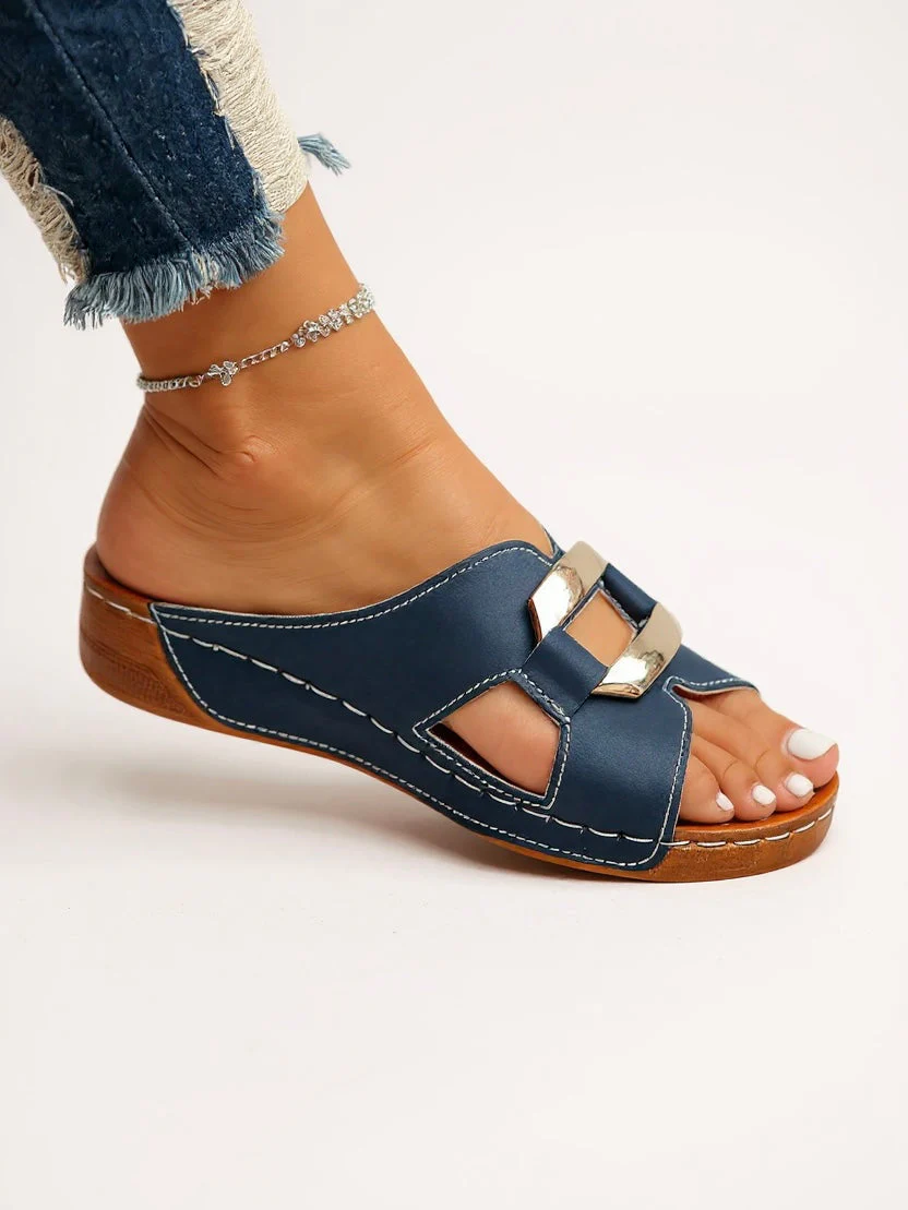 Dara | Double-Buckle Slides - Image 4