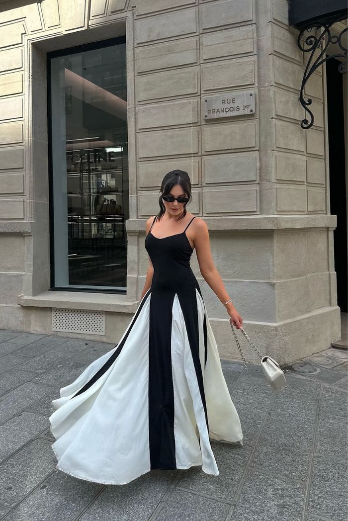 Eliana | Paneled Maxi Dress - Image 12