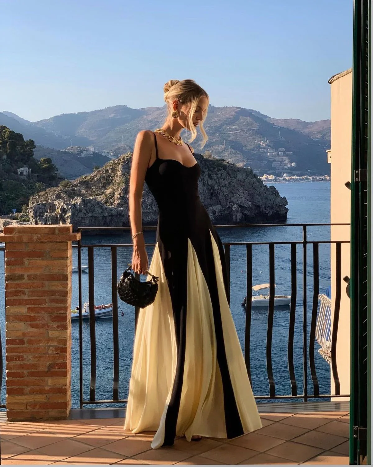 Eliana | Paneled Maxi Dress - Image 5