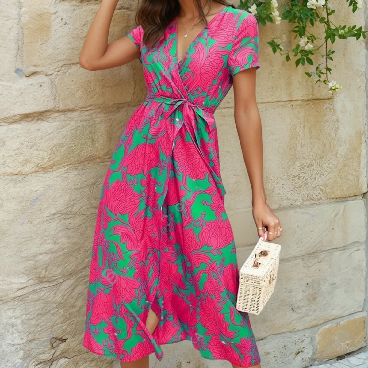 Florence | Lightweight and Elegant Coloured Dress - Image 2