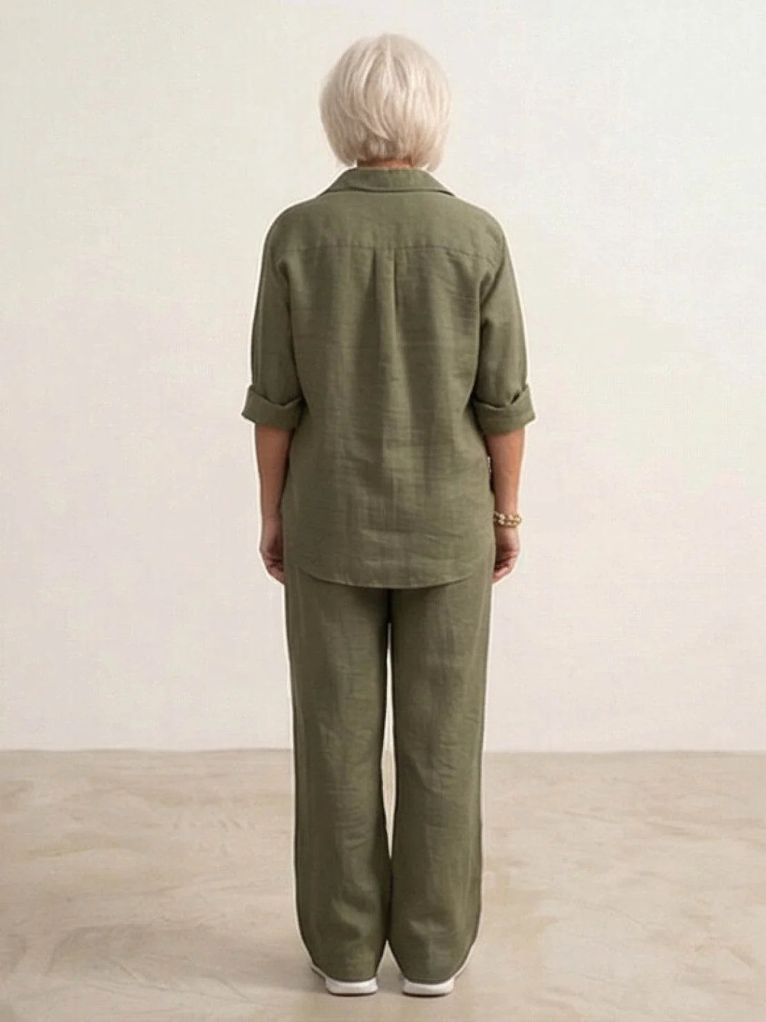 Harper | Women's Casual Co-ord Set Oversized Shirt & Wide Leg Trousers - Image 23