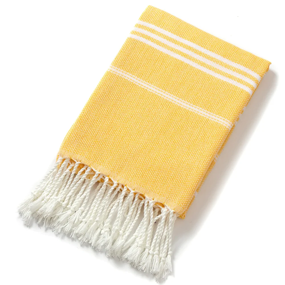 Joanna | Holiday Towels with Tassel, Striped Bath Towels - Image 11