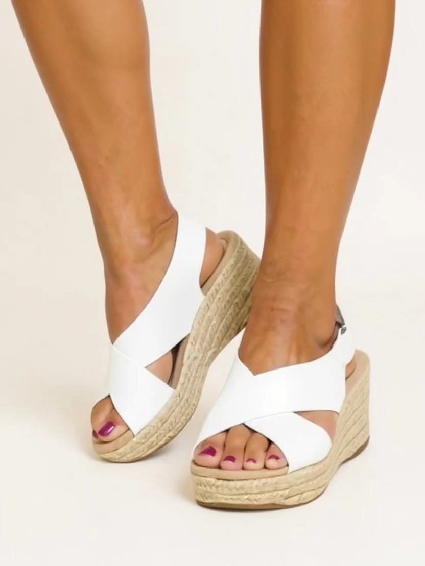 Isla | Espadrille Wedge Sandals - Image 8