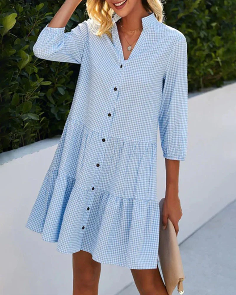 Jamilla | Elegant Blue Dress - Image 5