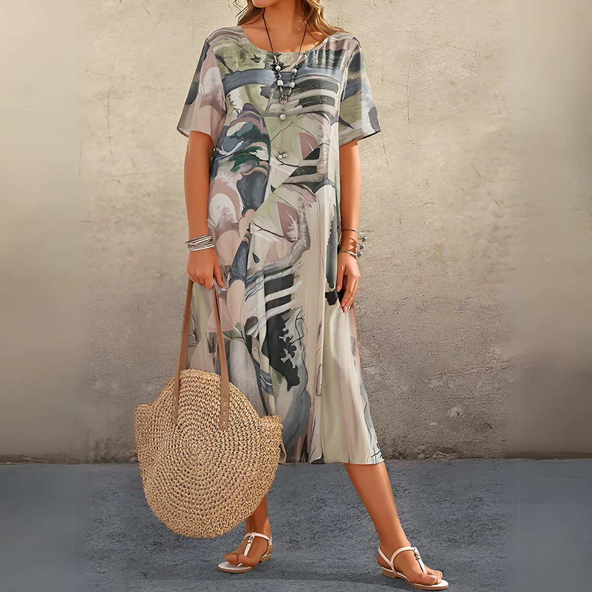 Joelle | Flowing and Elegant Floral Dress - Image 4