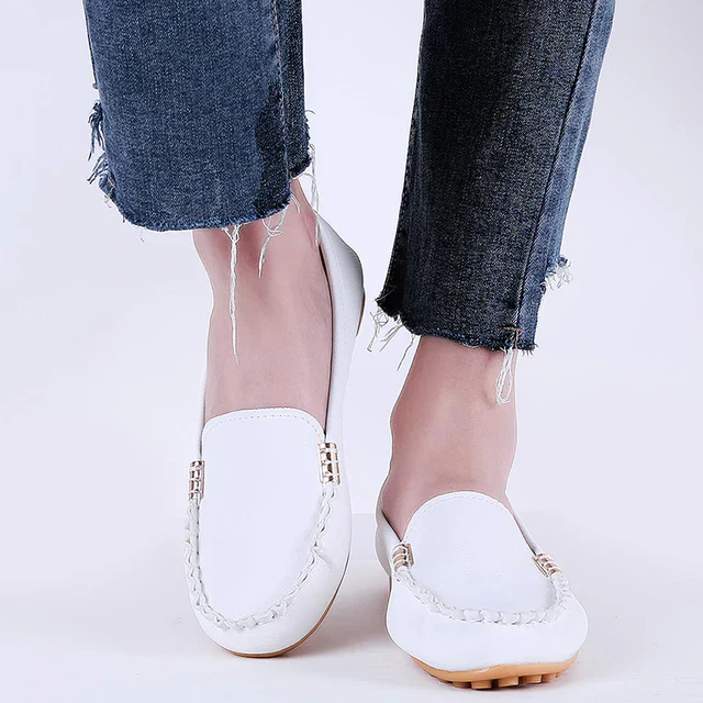 Josie | Women's Flat Slip-On Moccasin Loafers - Image 2