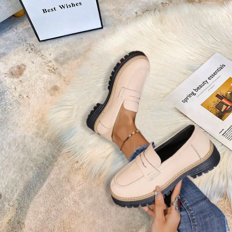 Kira | Women's Platform Loafer Shoes - Image 6
