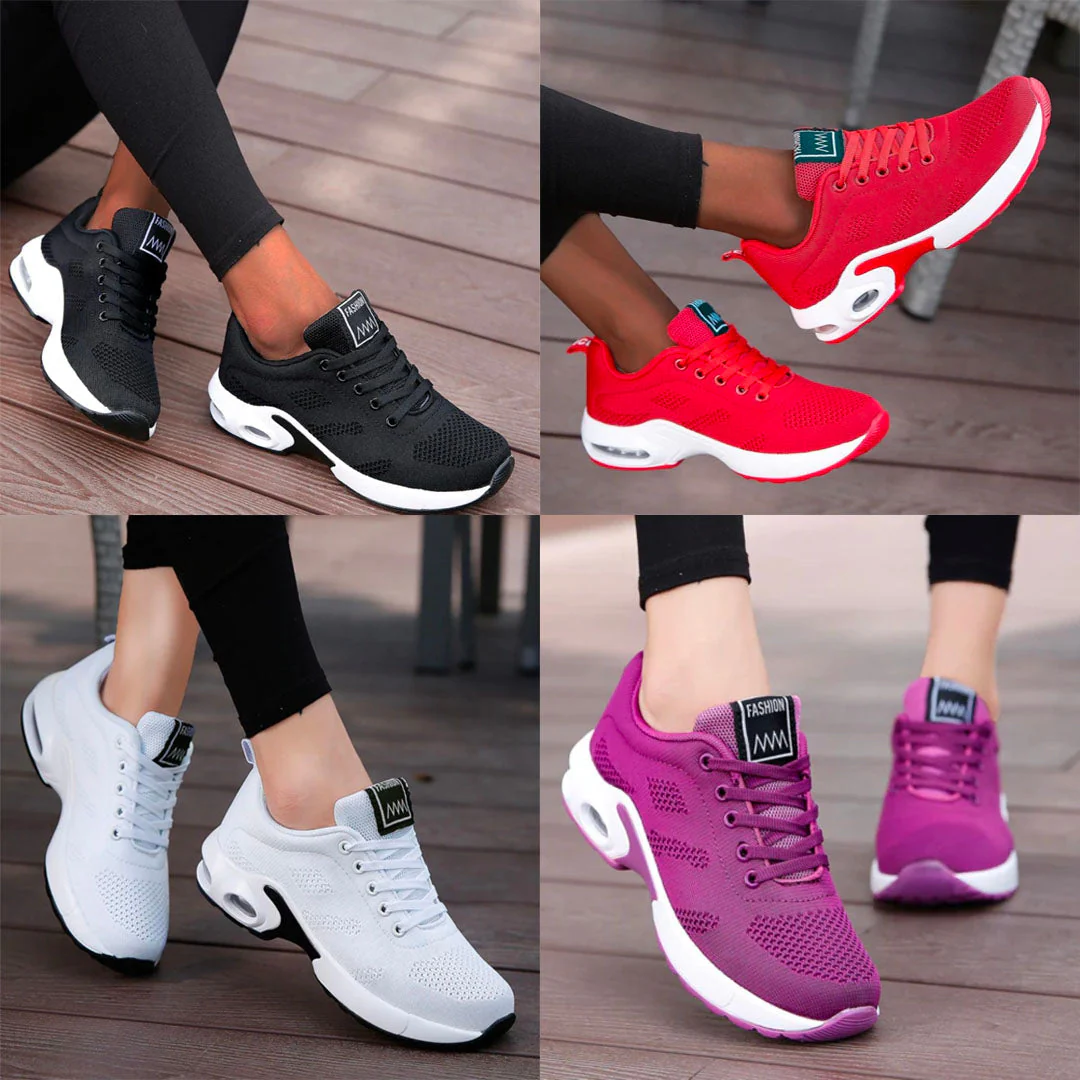 Acacia | Lightweight Walking Shoes Breathable Air Cushion Sneakers - Image 14