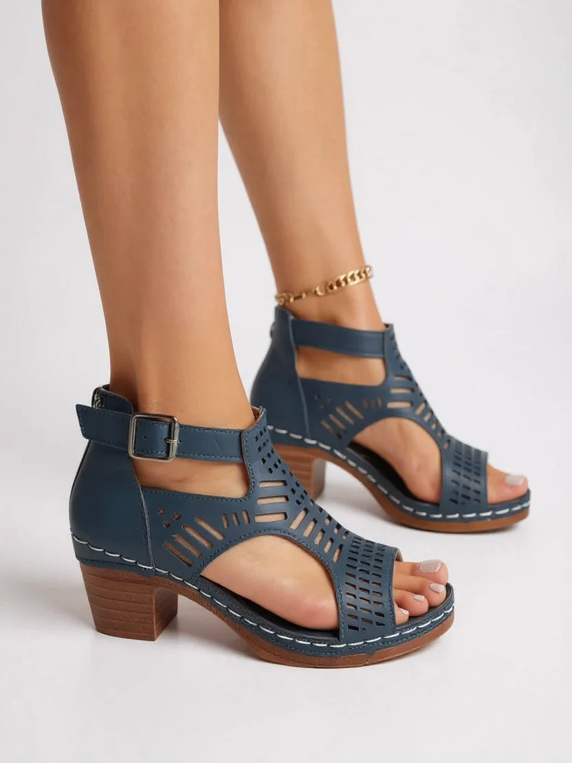 Mara | Cutout Heel Sandals - Image 6