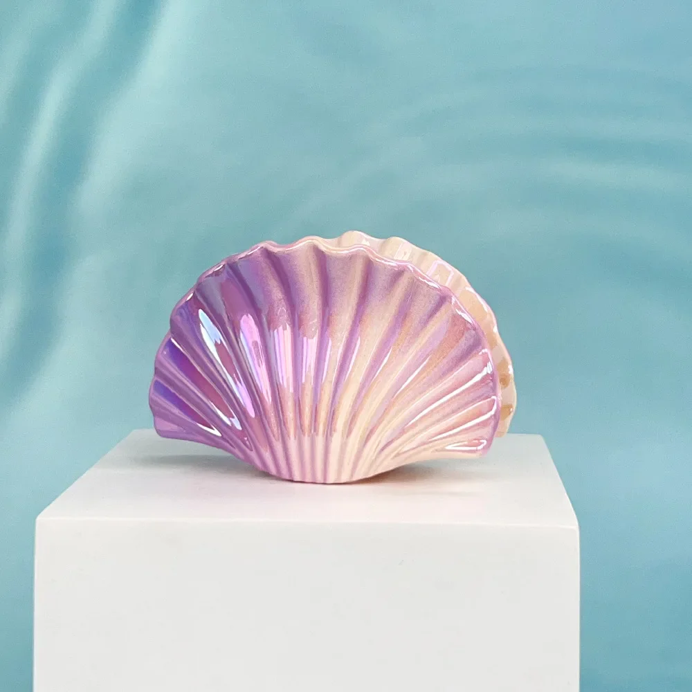 Muweordy™ | New Gradient Shell Hair Claw Summer Ocean Girl's Claw Clip Beach Trendy Crab Hair Clips Hair Accessories for Women - Image 9