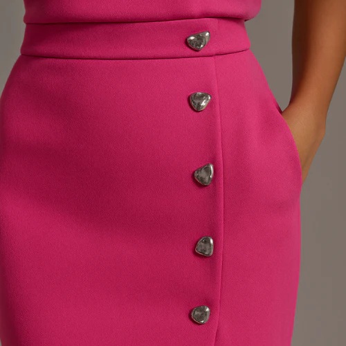 Nina™ | Midi Dress with Side Slit - Image 10