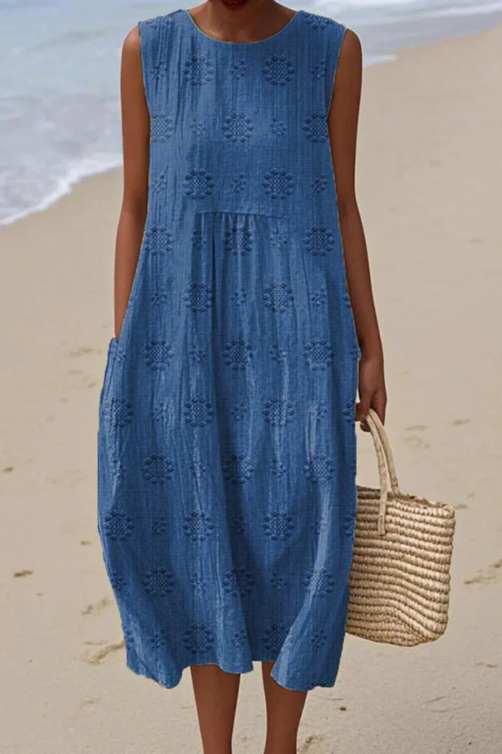 Piper™ | Sleeveless Dress with Embroidery - Image 3