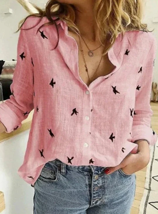 Piper | Women's Relaxed Linen Blend Button-Down Shirt - Image 11