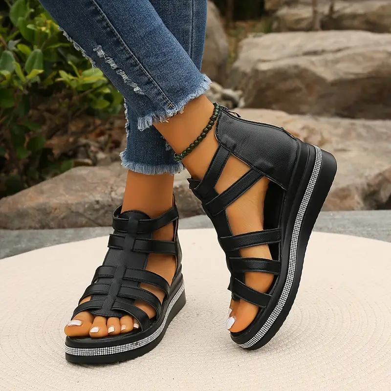 ROSE™ | Elegant Wedge Sandals - Image 5