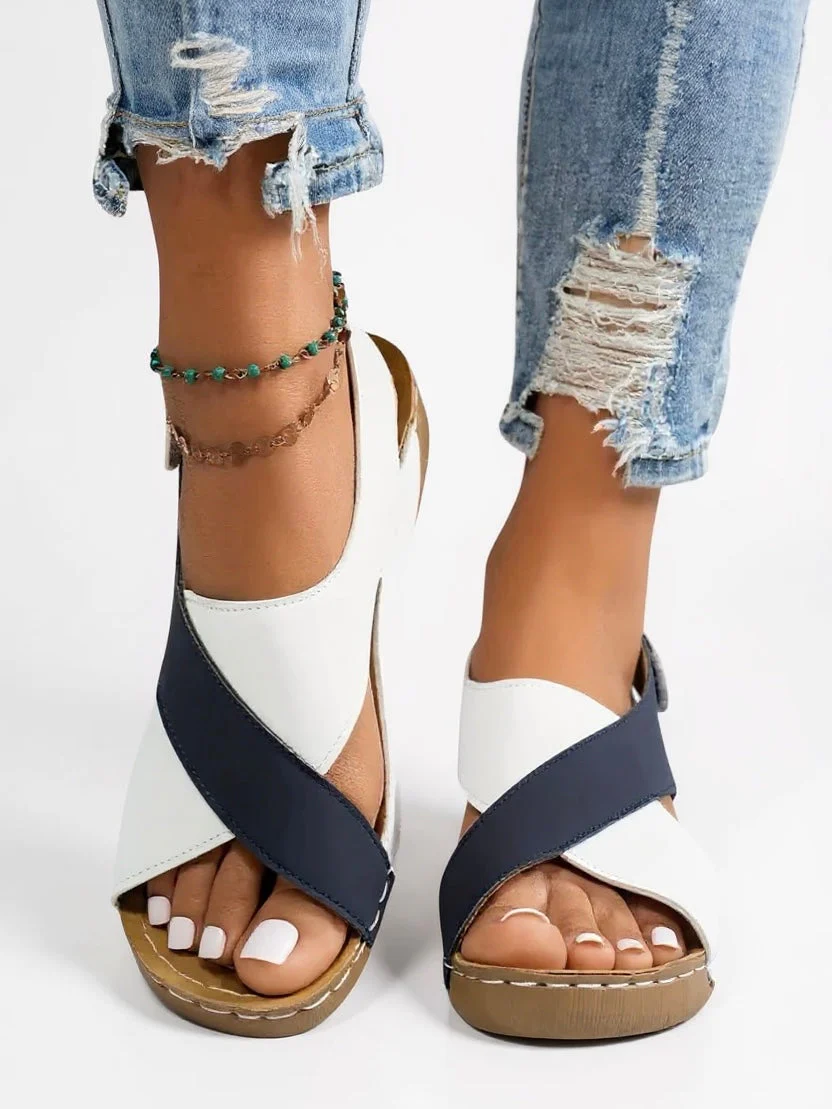 Sana | Wedge Platform Sandals - Image 11