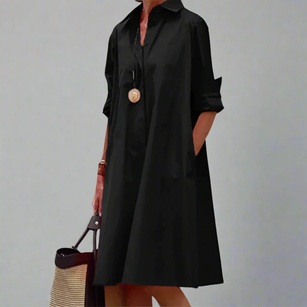 Sandrine™ | Casual and Elegant Polo Dress - Image 2