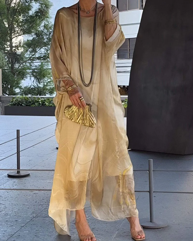 Sorea | Elegant Chiffon Dress - Image 4