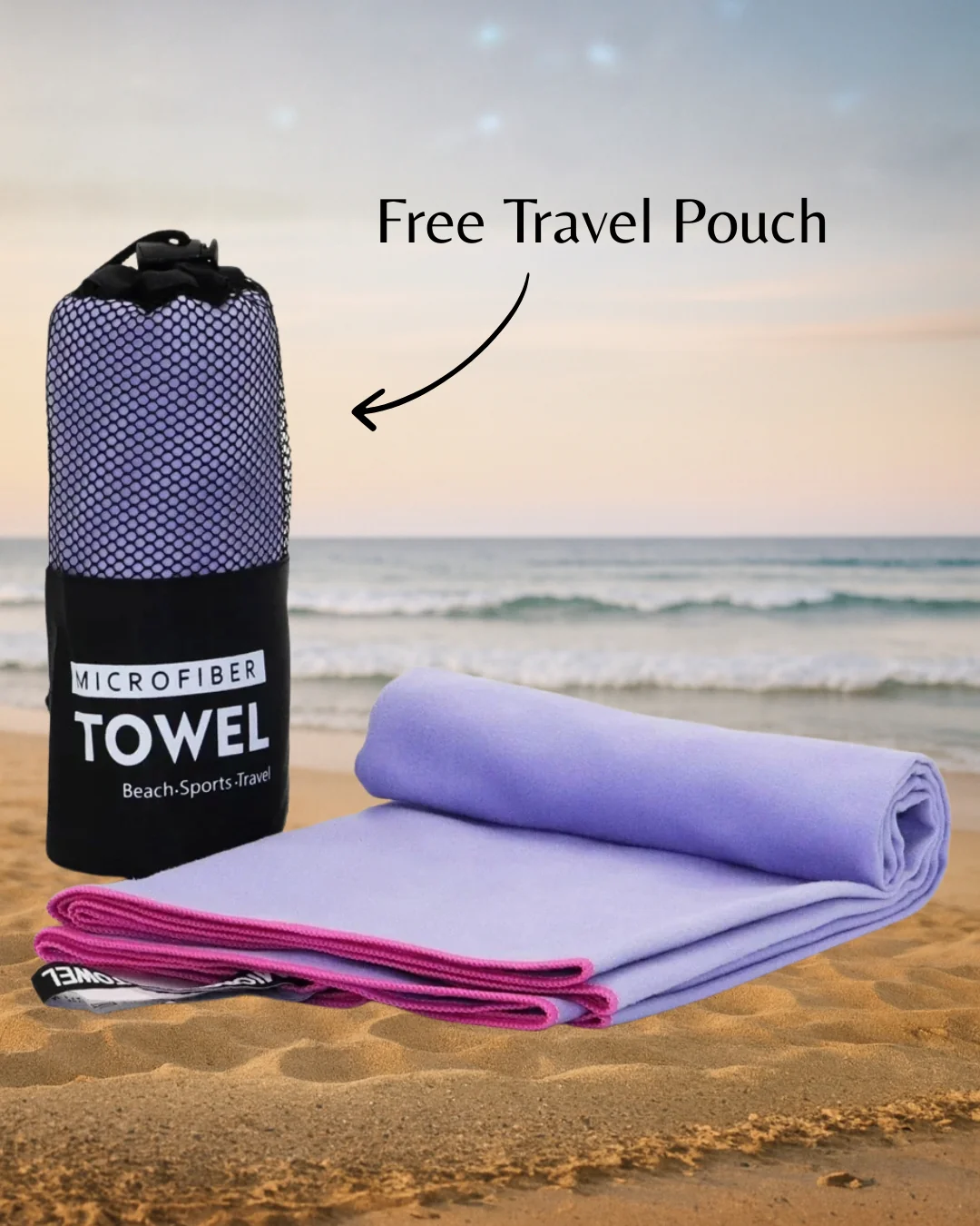 Belle | Microfiber Travel Towel Quick-Dry, Odor-Free & Compact - Image 11