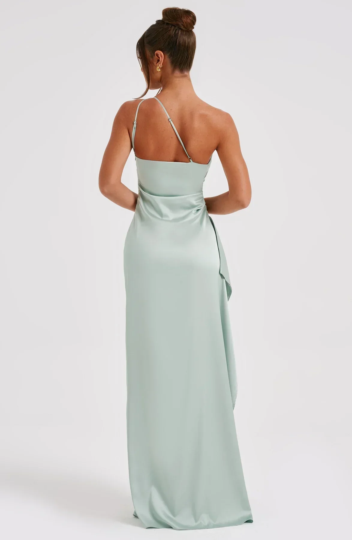 Thalia | Women's One Shoulder Slit Maxi Dress - Image 49