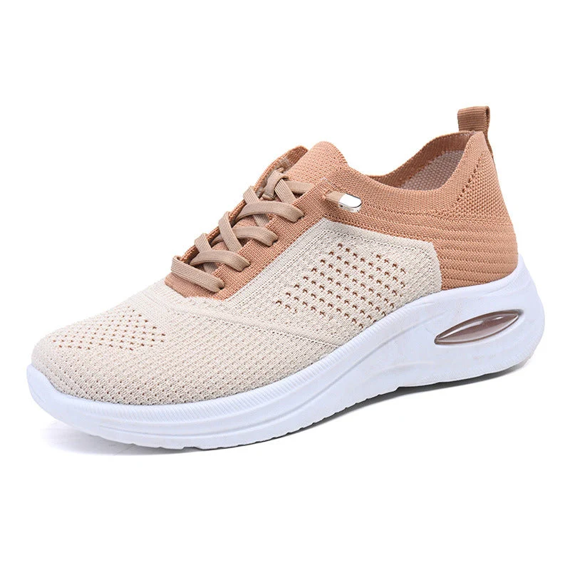 Velra | Women's Mesh Slip-On Sneakers Lightweight Platform Walking Shoes - Image 2