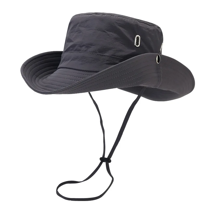 Pia™ | Womens Outdoor Travel Sun Hat Summer UV Protection Wide Brim Panama Safari Hunting Hiking Bucket Hat Mesh Fisherman Hat - Image 6